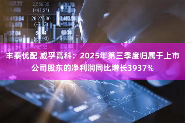 丰泰优配 威孚高科：2025年第三季度归属于上市公司股东的净利润同比增长3937%